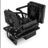 Streacom benchtable BC1 Mini V2 melns — kompakts, pasīvi dzesējams atvērta rāmja korpuss