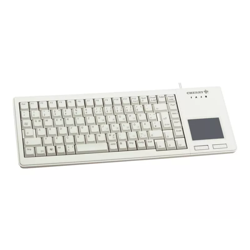 CHERRY XS skārienpaliktņa tastatūra, universāla, USB, QWERTZ, vācu, pelēka