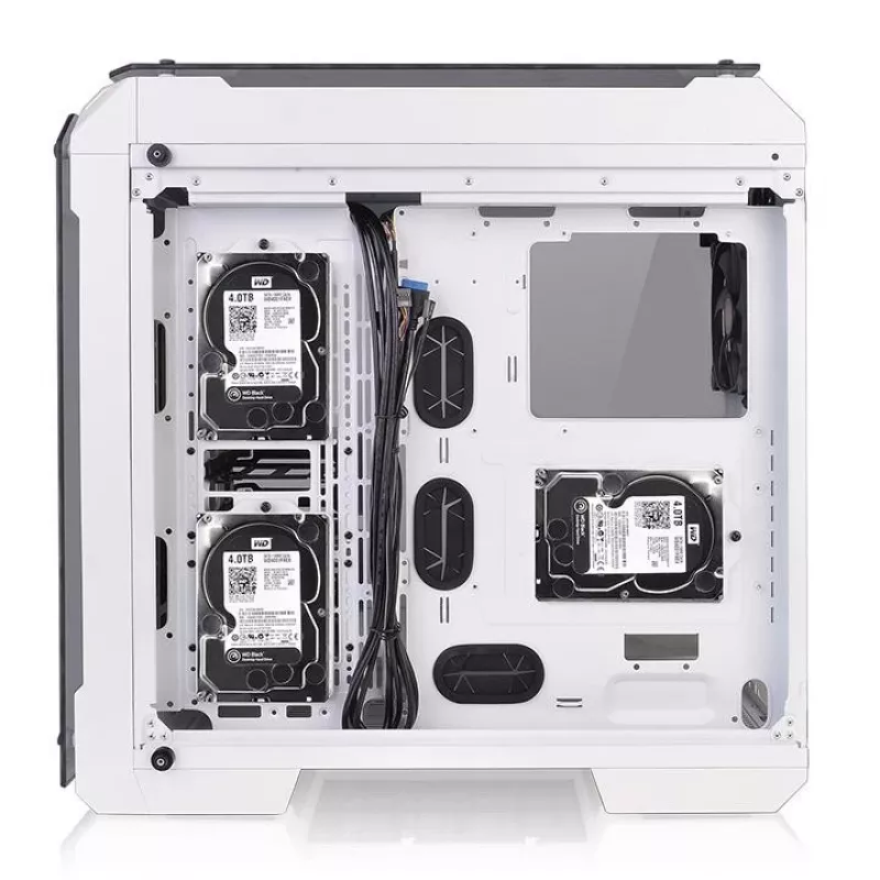 Case View 71 Riing rūdīta stikla E-ATX pilna torņa korpuss - Snow Edition