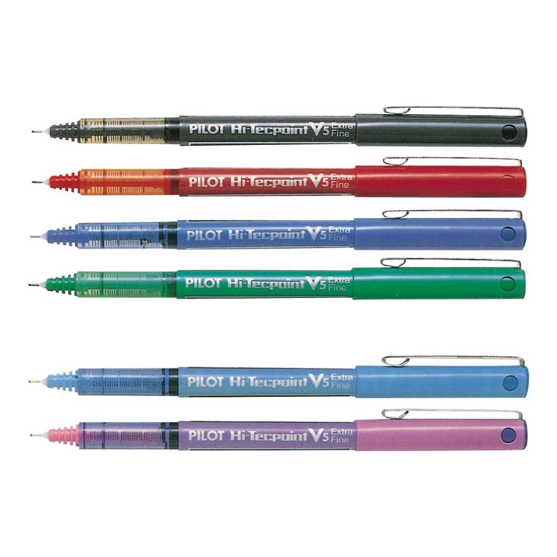Pilot BX-V5-B rullīšu pildspalva Stick pildspalva Melna