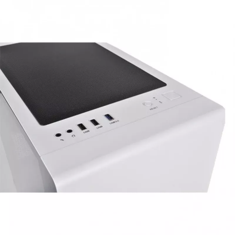 PC korpuss Thermaltake S100 Tempered Glass Snow Edition Micro Tower Balts