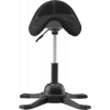 Ergonomisks balansa ķeblis up up Toronto melns audums ar garāku gāzes pacēlāju