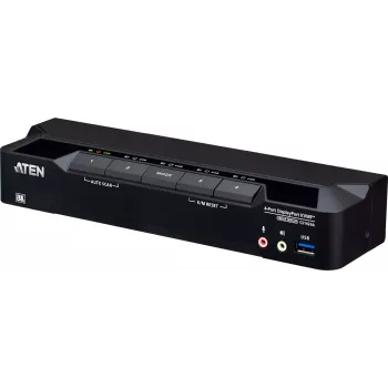 ATEN CS1924A KVMP-Switch 4-way, DisplayPort, USB 3.0, 8K (CS1924A)