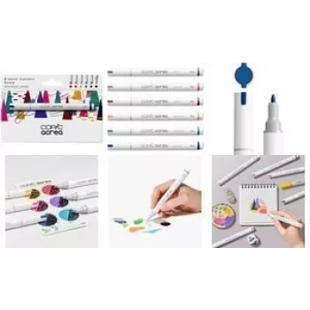 Izkārtojuma marķieru komplekts COPIC acrea 0.8 mm, 6 gab.