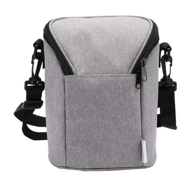 Termokonteiners Olympia BT 50 — melns/pelēks, rāvējslēdzējs, 225×170×110 mm