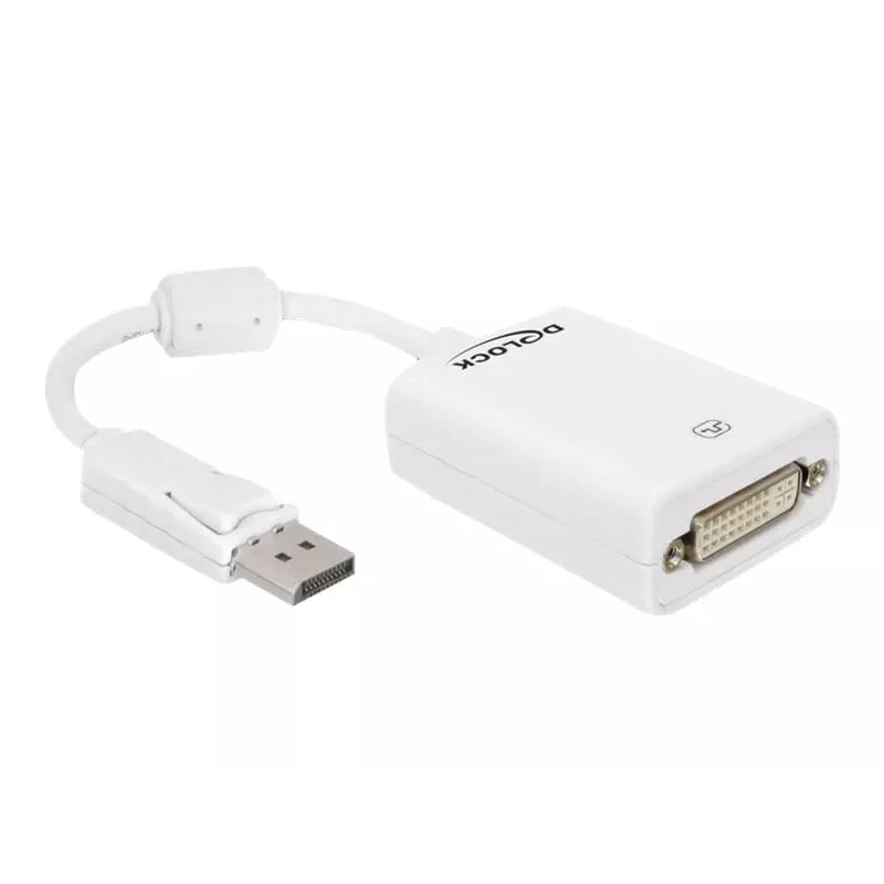 Video kabeļa adapteris DeLOCK 61765 DisplayPort–DVI-I 0,125 m
