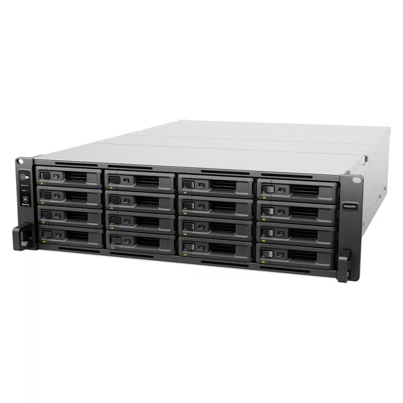 NAS Rack Server Synology RS2825RP+ 16-bay (3U) V1780B 3.35 GHz, 8 GB DDR4, HDD/SSD atbalsts, Pelēks