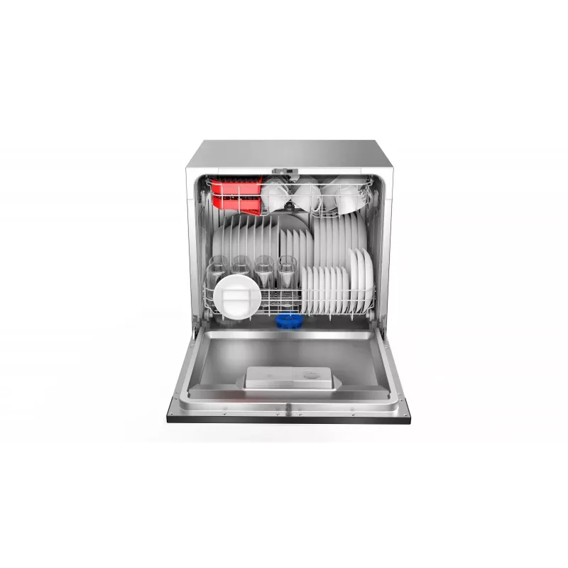 Trauku mazgājamā mašīna Toshiba DW-08T2EE(W)-PL, 8 galda klājumi, F energoefektivitātes klase, 49 dB, 55×59×50 mm