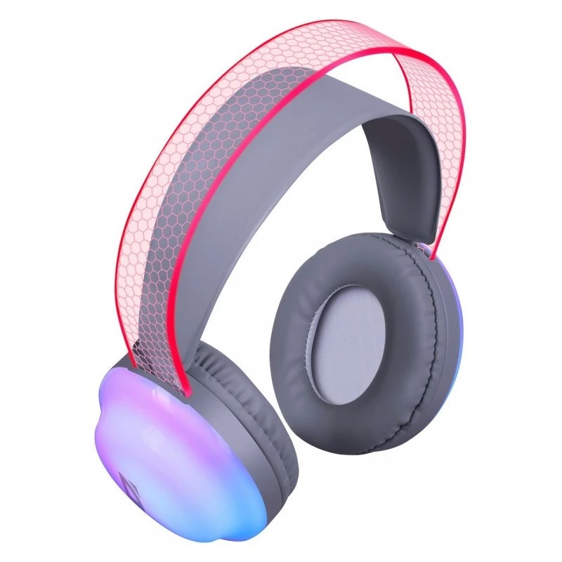 Bezvadu galvas siksnas austiņas DEFENDER Freemotion B651 — binaurālas, slēgtā akustiskā sistēma, 20–20000 Hz, 105 dB, USB-C, AUX