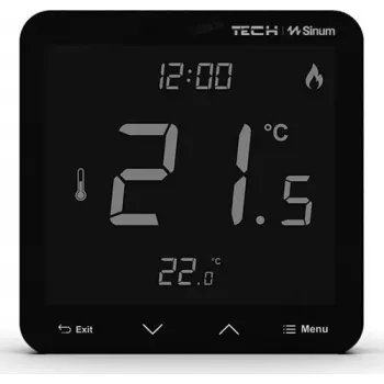 Vadu telpu termostats R-S3 WG.23.0060 melns 230 V – vadu telpu termostats, 230 V, melns