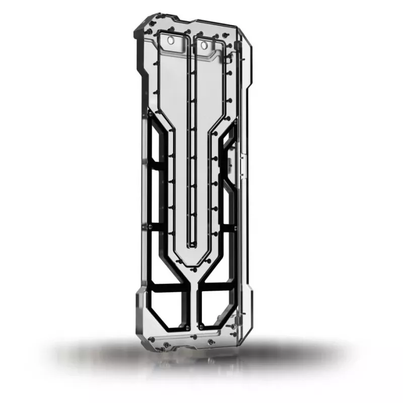 Singularity Spectre 4 Aevum Elite Akrila datora korpuss — caurspīdīgs/akcenta melns
