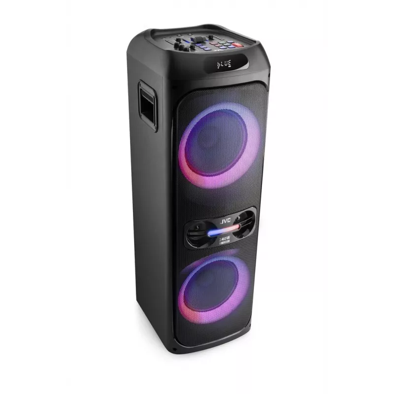 Portable party speaker JVC XS-EP624B — Melns, battery-powered, Bluetooth