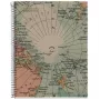 Miquelrius bloknots Pasaules kartes dizains, pārstrādāts, A4, 80 lapas (Kravu piegāde)