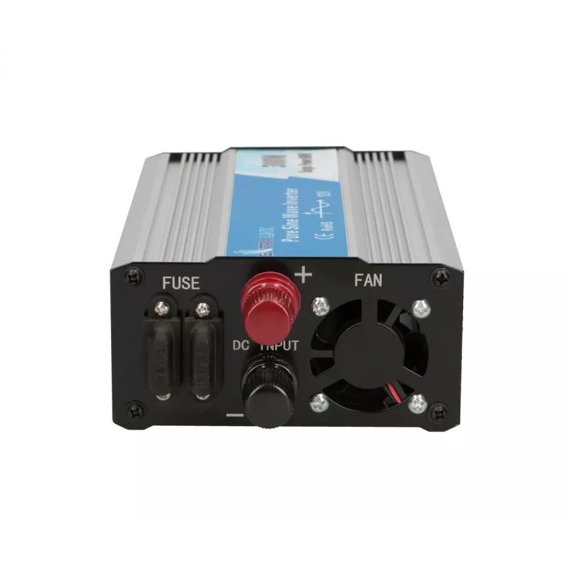 Sprieguma pārveidotājs Extralink OPIP-300W 12V 300W tīrs sinusoidāls, alumīnija korpuss, aktīvā dzesēšana
