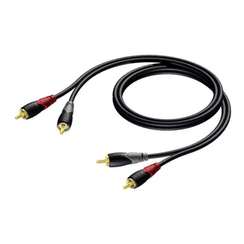 Kabelis 2X RCA/RCA vīriešu -2X RCA/RCA vīriešu 1,5