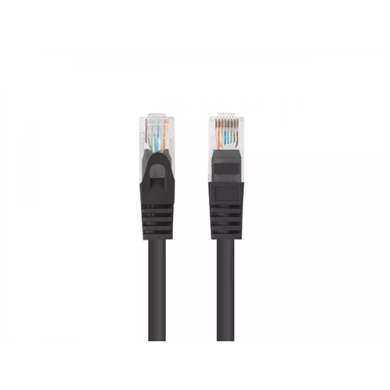 Tīkla kabelis LANBERG PATCHCORD KAT.6 UTP 1.5M melns