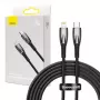 USB-C uz Lightning vads Baseus Glimmer 20W, 2 m — Ātra uzlāde un datu pārsūtīšana