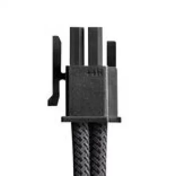 CableMod PCIe 12VHPWR StealthSense ModMesh uzmavas kabelis priekš Corsair Type 5 RMx SHIFT 16-pin uz 90° 16-pin, 65 cm, balts