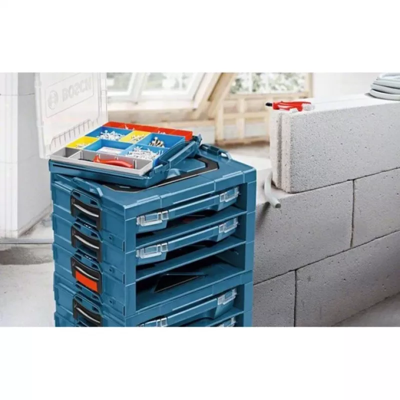 Bosch i-BOXX 72 Professional ABS sintētika Zila, Caurspīdīga