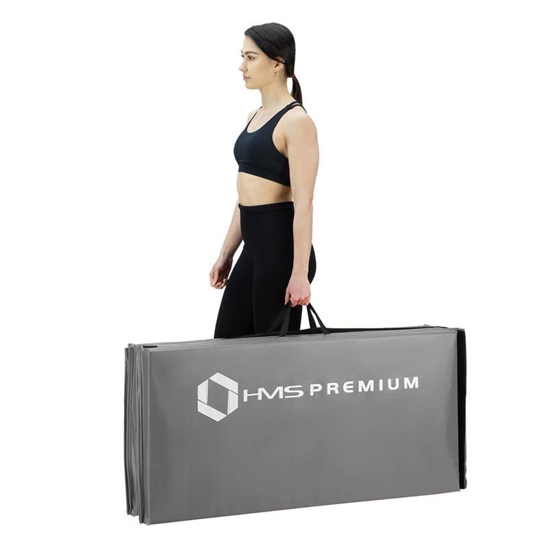 HMS Fitness MGS01 Universāls vingrošanas paklājiņš Pelēks