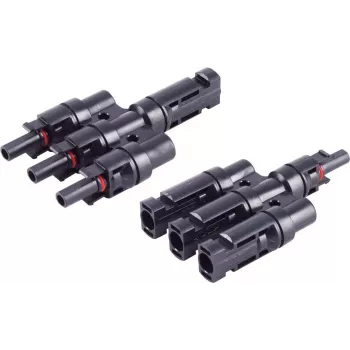 shiverpeaks ®-PV4 T-Adapter Set, 3/1, IP68, 1.5kV, Melns (BS02-21013)