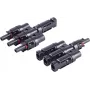 shiverpeaks ®-PV4 T-Adapter Set, 3/1, IP68, 1.5kV, Melns (BS02-21013)