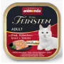 Mitrā kaķu barība animonda Vom Feinsten Gourmet Centre Liellopu gaļa & Vistas gaļa Garšaugi 100 g, pieaugušiem kaķiem, bez glutēna