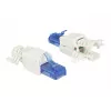 RJ-45 vada savienotājs DeLOCK 86417 zils balts