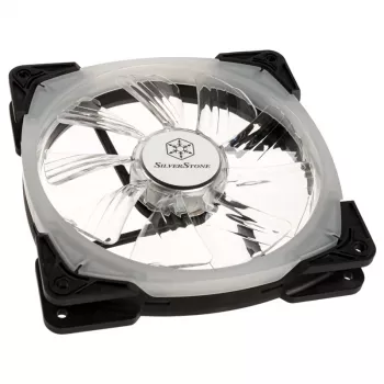 Korpusa ventilators SILVERSTONE SST-FW142-RGB 140mm 1500apgr./min - RGB LED, PWM savietojams