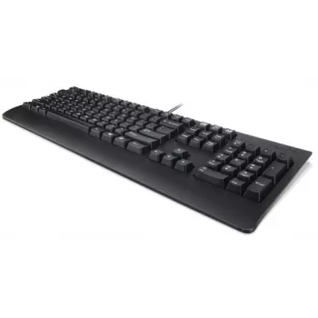 Vadu Lenovo Preferred Pro II pilna izmēra USB tastatūra, QWERTY, rumāņu izkārtojums, melna, Plaukstas balsts