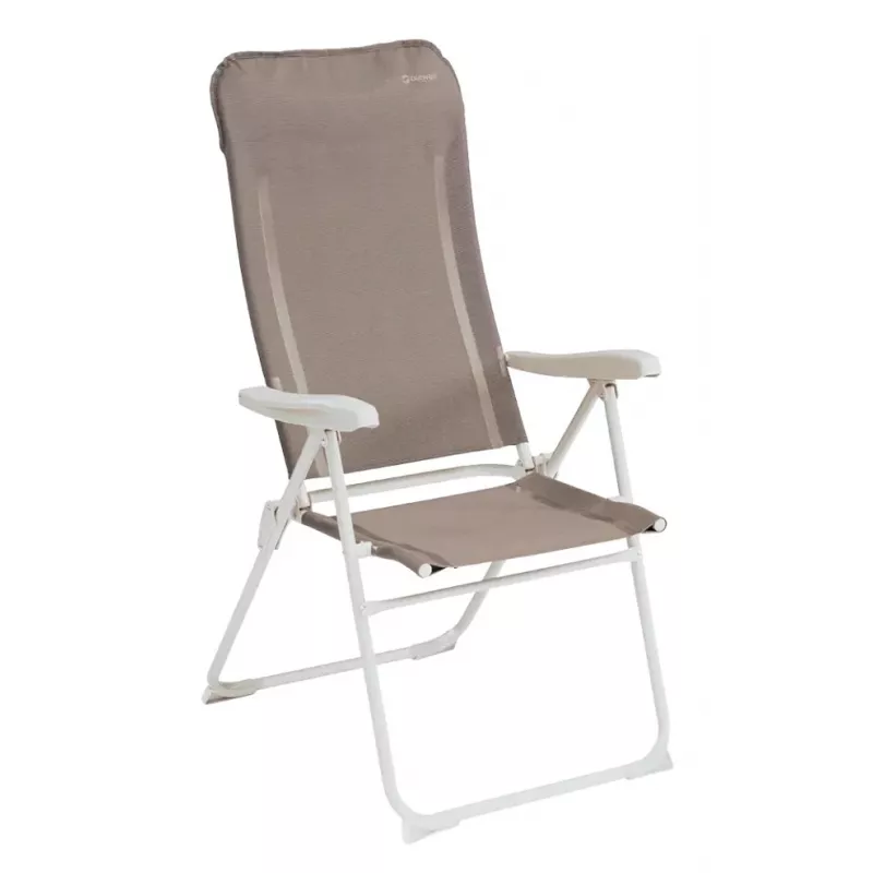 Kempinga krēsls Outwell Cromer Toffee Tint — 2 kāju, 120 kg ietilpība, 730×610 mm, 5 kg
