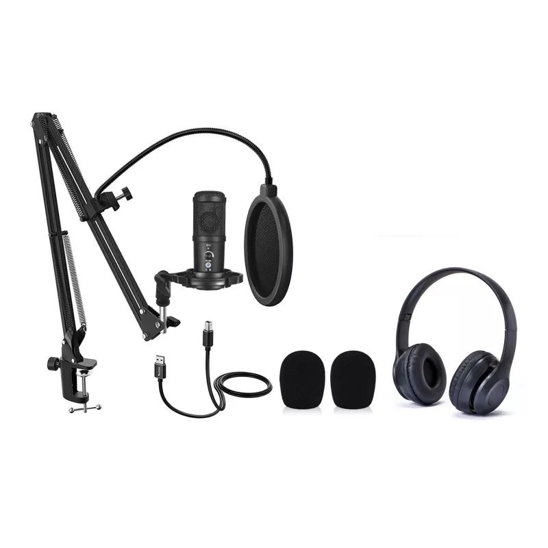 Studijas mikrofons Easypix 62021 melns