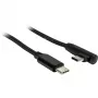 USB kabelis Inter-Tech 88885581 1 m USB C melns