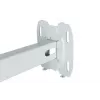 Sienas stiprinājums AVTEK WallMount Next 1200 — tērauds, balts, teleskopisks, 360° pagriežams, slīpums ±42°, maks. slodze 20 kg