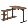 Elektriski regulējams rakstāmgalds ergo office 380623 — maks. augstums 121 cm, maks. slodze 70 kg