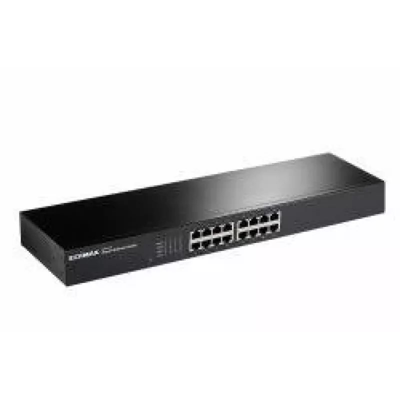 Edimax GS-1016 V2 tīkla slēdzis, pārvaldāms, Gigabit Ethernet (10/100/1000), melns