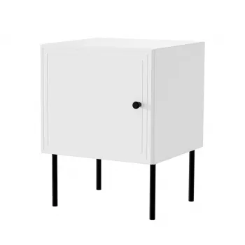 Naktsgaldiņu komplekts 2 gab., cama meble PALAZZO BIS 45×39×A59 cm, balts matēts, MDF/skaidu plātne