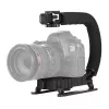 Rokas kameras stabilizators PULUZ PU3005 C-veida rokturis DSLR un video kamerām