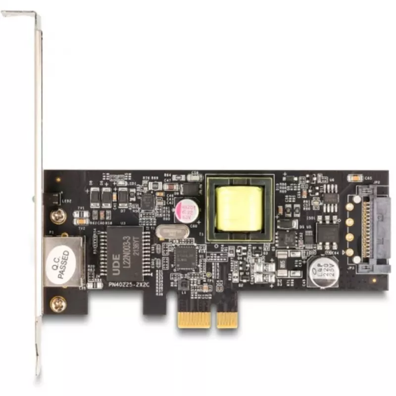 DeLOCK 88506 PCI Express x1 tīkla karte, 1 x RJ45 2.5 Gigabit LAN PoE+