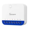 Viedais mini Wi‑Fi dimmera kontrolieris Sonoff MINI‑DIM — kompakts sienas modulis LED/apgaismojuma dimmēšanai, Matter saderīgs