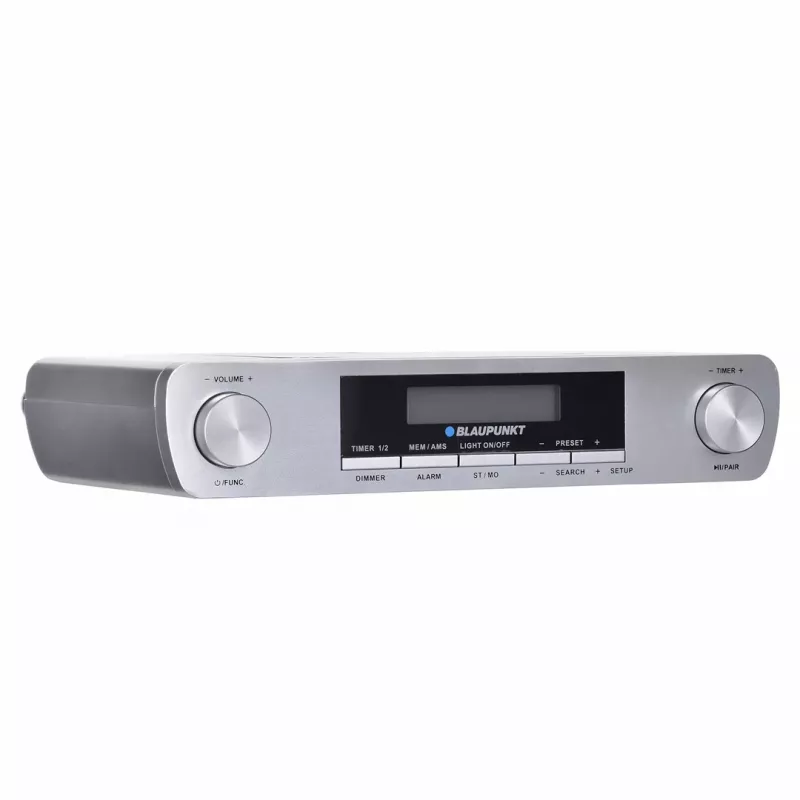 Virtuves radio BLAUPUNKT KR14BT ar Bluetooth, FM, LED displeju, 2x0,8W, tīkls/baterijas, pelēks