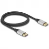 DeLOCK DisplayPort kabelis 16K 60 Hz 1 m sudraba metālisks