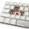 Ducky One 3 Classic Pure Balts Mini spēļu tastatūra, RGB LED - MX-Sarkans (US) (DKON2161ST-RUSPDPWWWSC1)