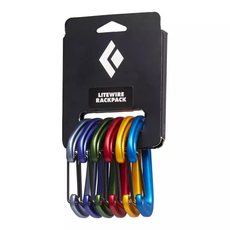 Karabinki Melns Diamond LiteWire Rackpack