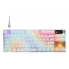 Mehāniskā tastatūra spēlēm TKL STEELSERIES Apex Pro TKL Gen 3 balta — ASV izkārtojums, RGB, regulējami slēdži