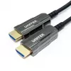HDMI optiskais kabelis Unitek C11092ASL01 4K 60Hz (HDMI 2.0, 20 m, vīr.–vīr., melns)