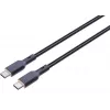 AUKEY CB-KCC101 Nylon kabelis USB-C - USB-C 1m