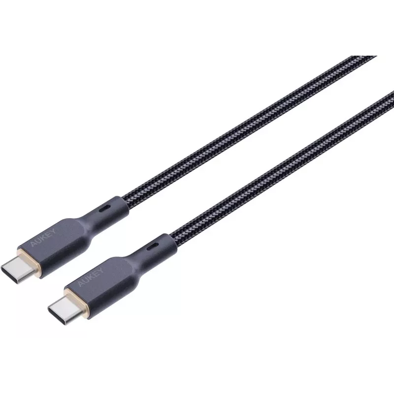 AUKEY CB-KCC101 Nylon kabelis USB-C - USB-C 1m