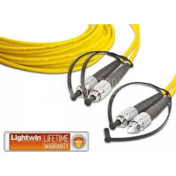 Lightwin augstas kvalitātes dupleksais LWL komutācijas kabelis, SM, FC - FC LWL komutācijas kabelis (LDP-09 FC-FC 10.0)