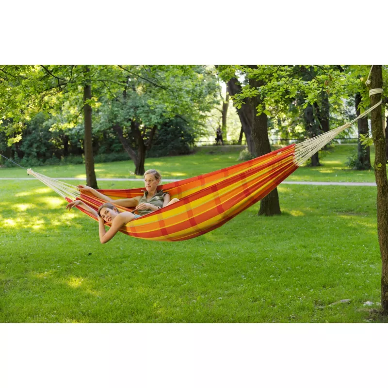 Šūpuļtīkls Barbados Papaya AZ-1018200, kempinga šūpuļtīkls sarkans